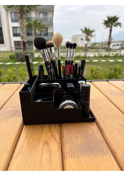 Şık Siyah Makyaj Organizeri, Düzenli ve Pratik Saklama Çözümü modelleri
