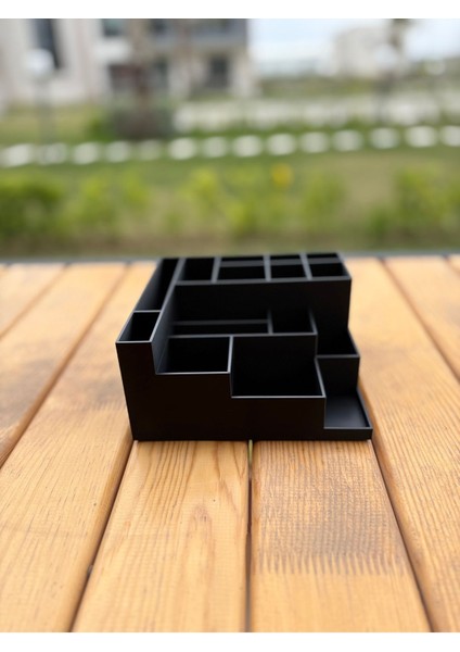 Şık Siyah Makyaj Organizeri, Düzenli ve Pratik Saklama Çözümü indirimleri