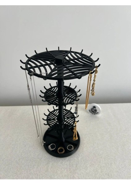 Şık ve Fonksiyonel Takı Düzenleyici, Siyah Renkli Dekoratif Stand modelleri