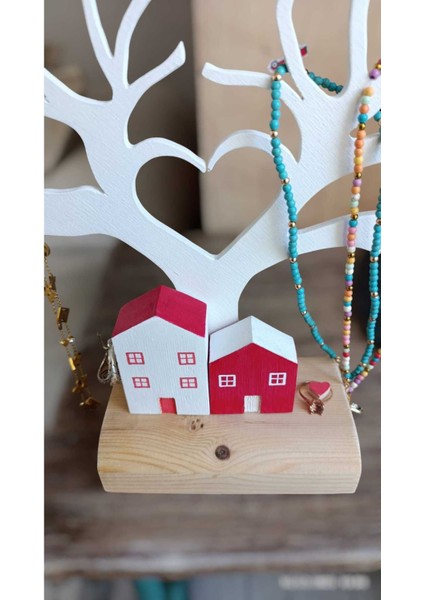 Ahşap Takı Organizer Kolye Askı Standı – Şık ve Pratik Saklama Çözümü indirimleri