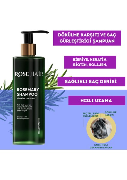Biberiye Keratin ve Biotin Şampuan 250 ml