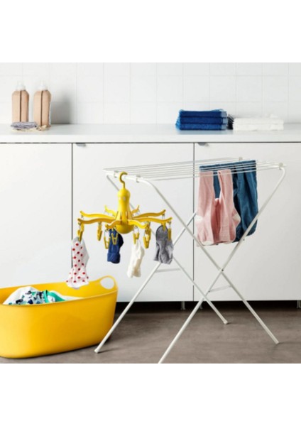 Renkli 16 Mandallı Iç Çamaşır Askısı, Dayanıklı ve Pratik Kullanımlı Ürün modelleri