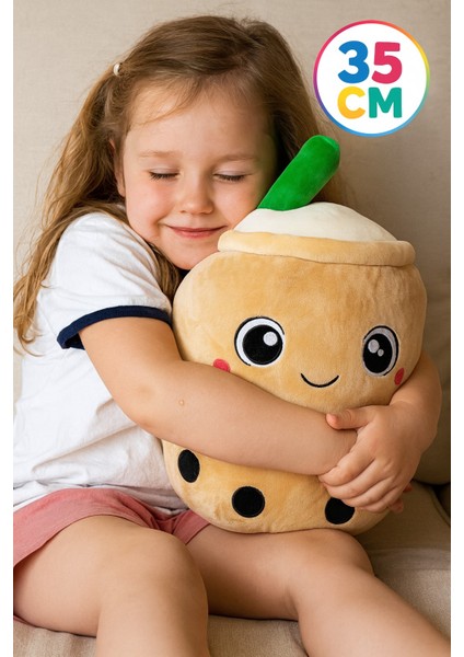 Bubble Tea Kahveri Peluş 35 cm