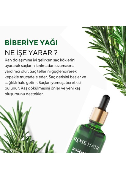 Dökülen ve Asiri Yipranmis Saclar Icin Biotin Özlü Saç Bakımyağı 50 ml