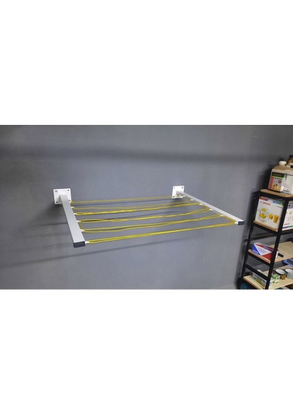 6 Sıra Duvar Tip Çamaşır Kurutma Askısı, 70 Cm, Beyaz Renk modelleri