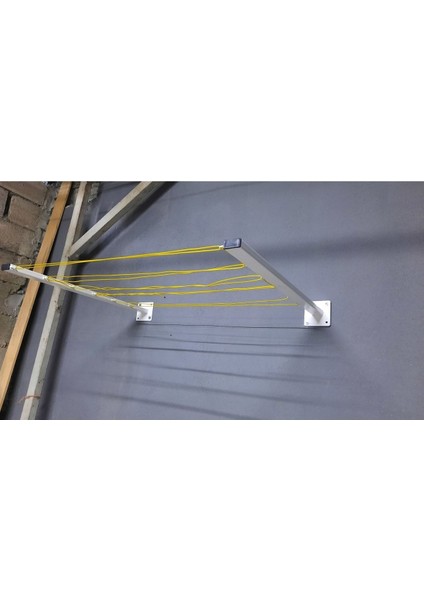 6 Sıra Duvar Tip Çamaşır Kurutma Askısı, 70 Cm, Beyaz Renk fırsatları