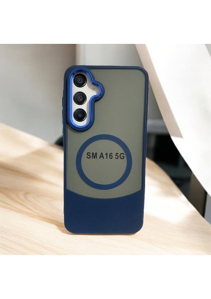 Samsung Galaxy A16 5g Uyumlu Deri Görünümlü Kapak Magsafe Manyetik Kablosuz Şarj Telefon Kılıfı . fiyatları