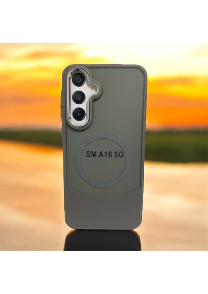 Samsung Galaxy A16 5g Uyumlu Deri Görünümlü Kapak Magsafe Manyetik Kablosuz Şarj Telefon Kılıfı . fiyatları