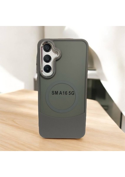 Samsung Galaxy A16 5g Uyumlu Deri Görünümlü Kapak Magsafe Manyetik Kablosuz Şarj Telefon Kılıfı . modelleri