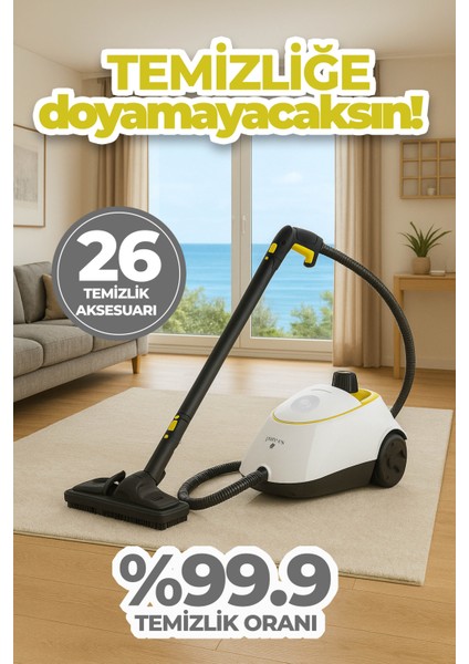 Pazaraza Pure es BTC-2025 Çok Fonksiyonlu 21 Parça Buharlı Temizlik ve Sterilizasyon Makinesi