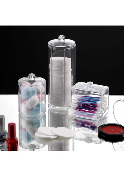 Turuncu Kapaklı 3'lü Çok Amaçlı Düzenleyici, Makyaj ve Banyo Organizeri