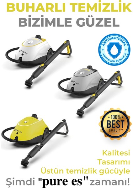 Pazaraza Pure es BTC-2025 Çok Fonksiyonlu 21 Parça Buharlı Temizlik ve Sterilizasyon Makinesi