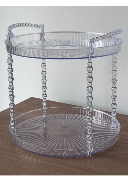 Çok Amaçlı 2 Katlı Banyo ve Takı Organizeri, Servis ve Ikramlık Tepsisi modelleri