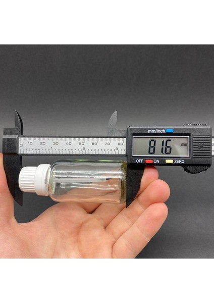30 cc Fırçalı Cam Şişe, Şeffaf, 30 ml Boş Oje Şişesi, 3'lü Paket modelleri