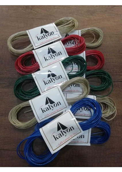 Renkli Çelik Pvc Kaplı 10M Çamaşır Ipi, 2'li Paket, Dayanıklı ve Esnek Malzeme indirimleri