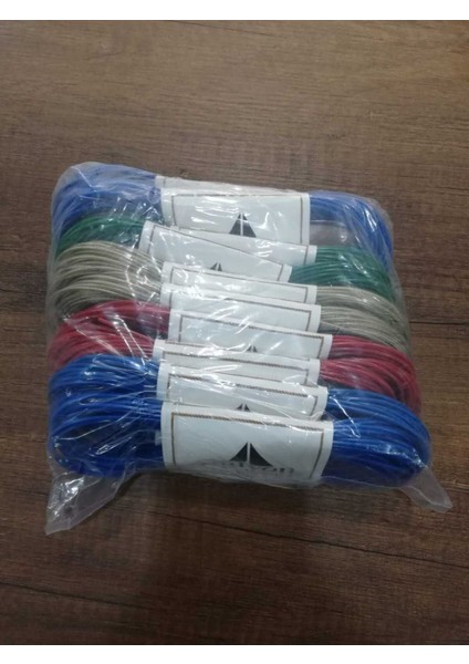 Renkli Çelik Pvc Kaplı 10M Çamaşır Ipi, 2'li Paket, Dayanıklı ve Esnek Malzeme
