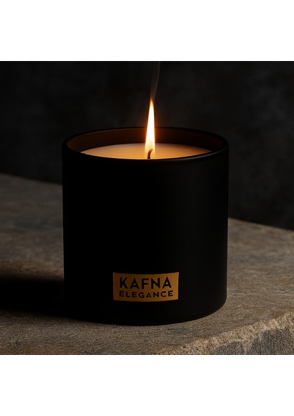 Kahve Kokulu Siyah Beton Mum – %100 Soya Wax, El Yapımı, Doğal Vegan Mum modelleri