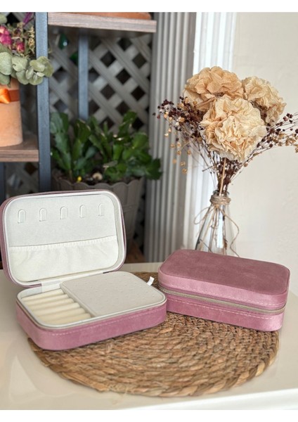 Özel Tasarımlı Büyük Boy Pembe Takı Çantası fiyatları