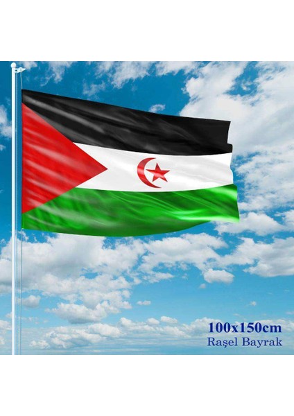 Batı Sahra Bayrağı Raşel Kumaş 100 x 150 cm