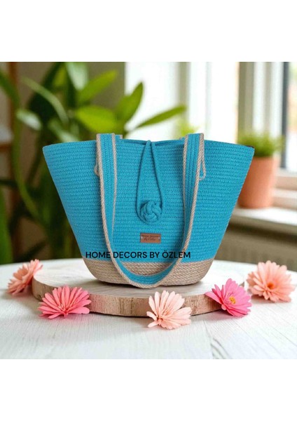 Hasır Omuz Çantası Plaj Çantası Günlük Çanta El Emeği Handmade modelleri