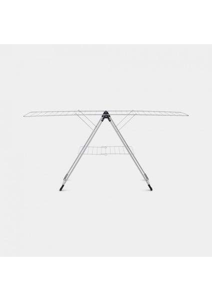 Gri Metal T Model Çamaşır Askısı - 20 Metre Dayanıklı ve Şık Tasarım