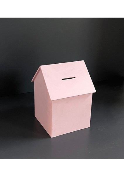 Ahşap Kilitli Pembe Renkli Kumbara fiyatları