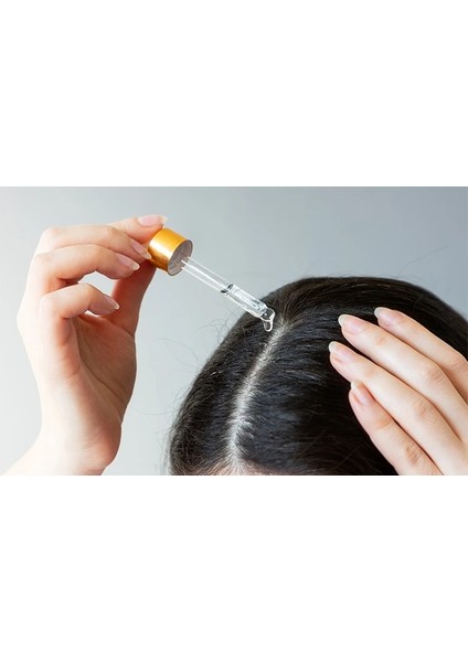 Saç Uzatıcı ve Gürleştirici Bakım Seti Biberiye Yağı ve Dermaroller 0,5