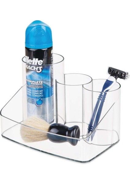 Şeffaf Saç ve Takı Organizeri, 20X14X13 Cm, Turuncu Renkli, Şık ve Kullanışlı.