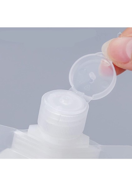 Pratik 3'lü 100 ml Seyahat Sıvı Çantası, Makyaj ve Hijyen Malzemeleri Için Ideal