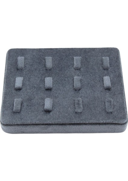 12'li Grup Yüzük Seti, Gri Renk, Şık ve Zarif Tasarım