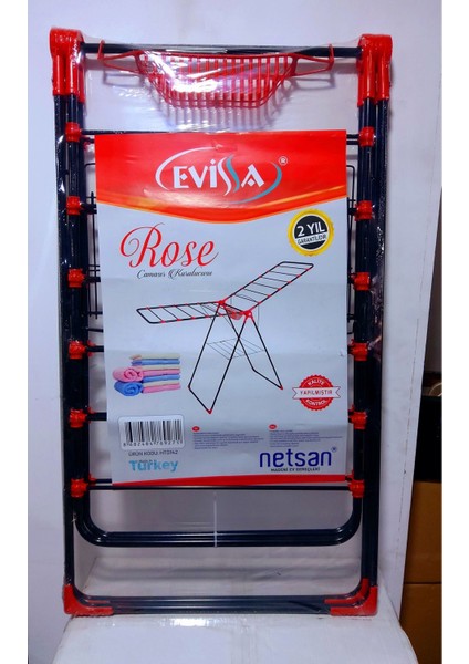 Şık Siyah Evi̇sa Kurutmalik - Pratik ve Güçlü Kurutma Çözümü