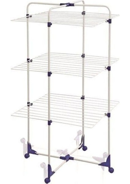 Beyaz Serbest Duran Elbise Çamaşır Kurutucu, Hava Dolaşımı, Pratik Kullanım