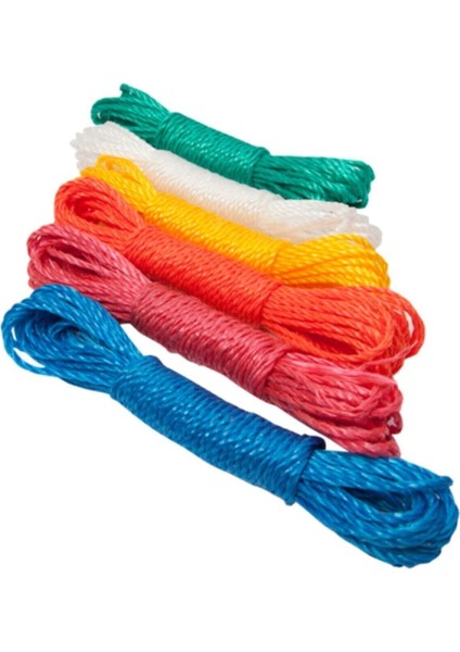 Siyah Çamaşır Ipi 10 mt 24 Adet, Dayanıklı ve Pratik Kullanım Için Ideal Seçenek