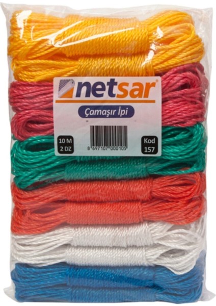 Siyah Çamaşır Ipi 10 mt 24 Adet, Dayanıklı ve Pratik Kullanım Için Ideal Seçenek fiyatları