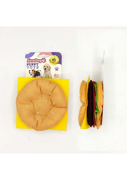 Puppy Pet Toys Hamburger Lzwdr