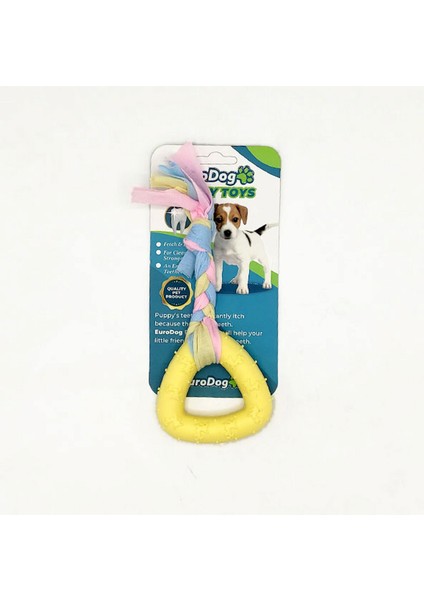 Puppy Toys Sarı Üçgen Diş Kaşıma Oyuncağı Lzwdr