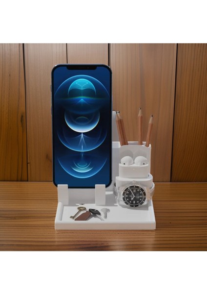 Çok Amaçlı Masa Düzenleyici, Telefon, Saat, Anahtar ve Kalem Saklama Alanı fiyatları