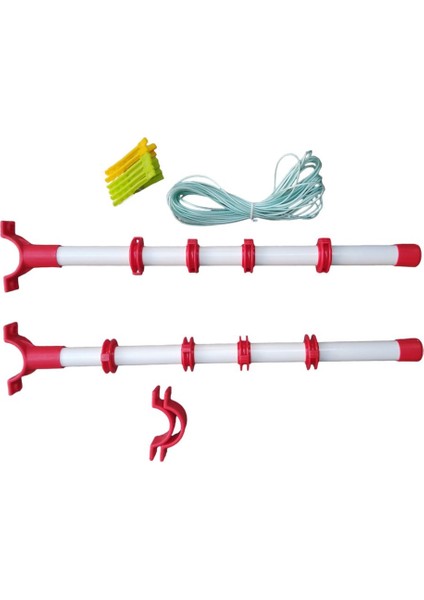 Beyaz Balkon Küpeşte Askılığı, Şık ve Dayanıklı Ev Dekoru Aksesuarı