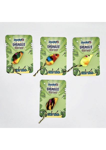 Kedi Oyuncağı Karışık Renkli Yumuşak Fare Lzwdr