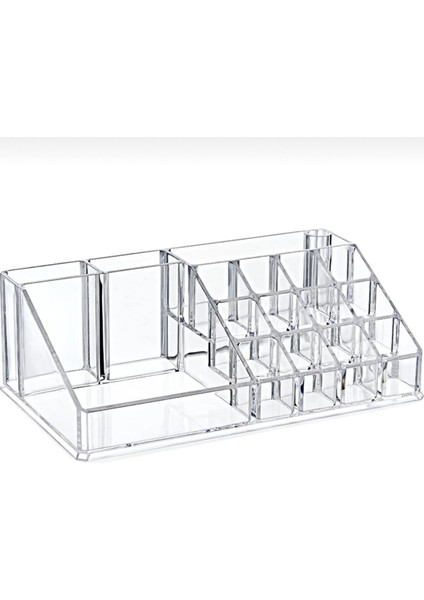 Şeffaf Makyaj Düzenleyici, Ruj, Krem, Rimel ve Kalemler Için Mükemmel Organizer