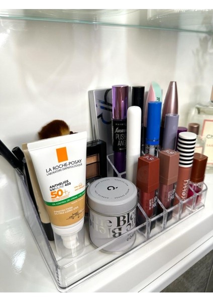 Şeffaf Makyaj Düzenleyici, Ruj, Krem, Rimel ve Kalemler Için Mükemmel Organizer fiyatları