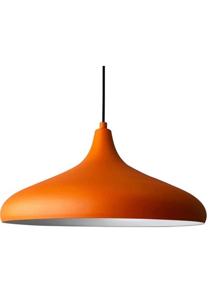 Modern Turuncu Tavan Avizesi | Retro Minimal Sarkıt Lamba | E27 Duylu Metal Gövde | Salon - Mutfak - Kafe Aydınlatması fiyatları