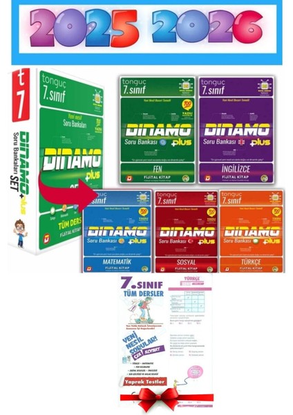 7. Sınıf Dinamo Tüm Dersler Soru Bankası Set