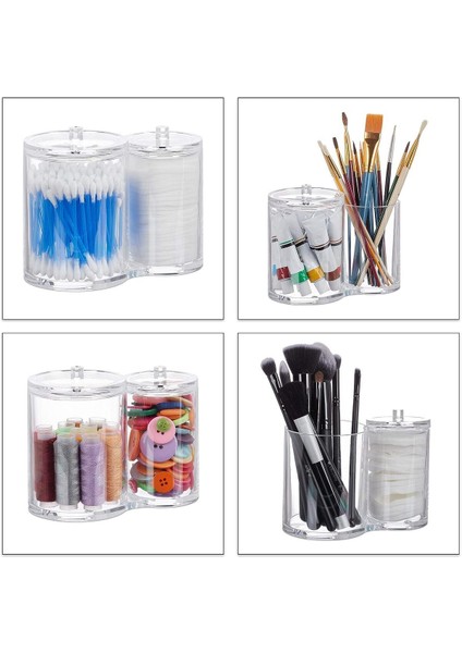 2'li Pamukluk Organizer, Şık ve Kullanışlı, Beyaz Renkli Çift Set modelleri