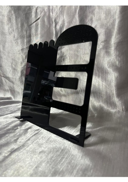 Siyah Pleksi Takı Standı 20X19CM, Kolye, Bileklik, Küpe Düzenleyici fiyatları