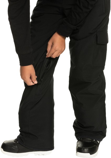 Erkek Çocuk Snowboard Pantolonu Porter Youth Pt Siyah