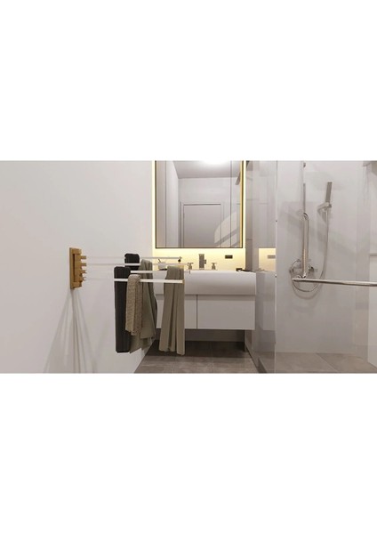 Şık 4 Askılı Alüminyum Havluluk, Banyo ve Mutfak Için Modern Tasarım fiyatları