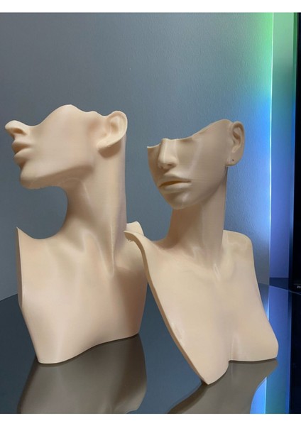 Renkli 2'li Takı Mankeni ve Teşhir Standı Seti, Dekoratif Organizer modelleri