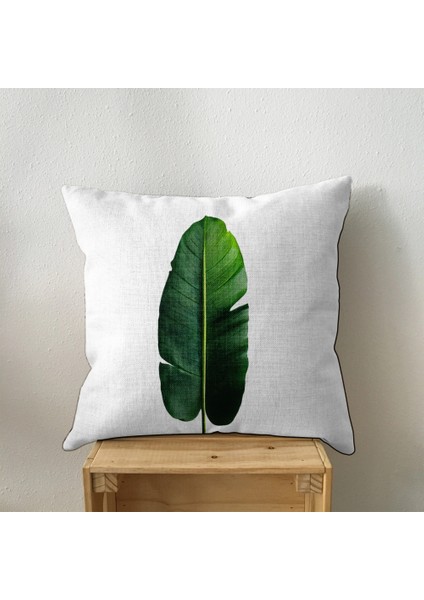 Cbt Tek Yaprak Dekoratif Yastık Kılıfı, Kırlent