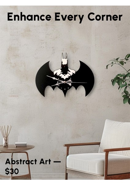 Bch Batman Duvar Saati
